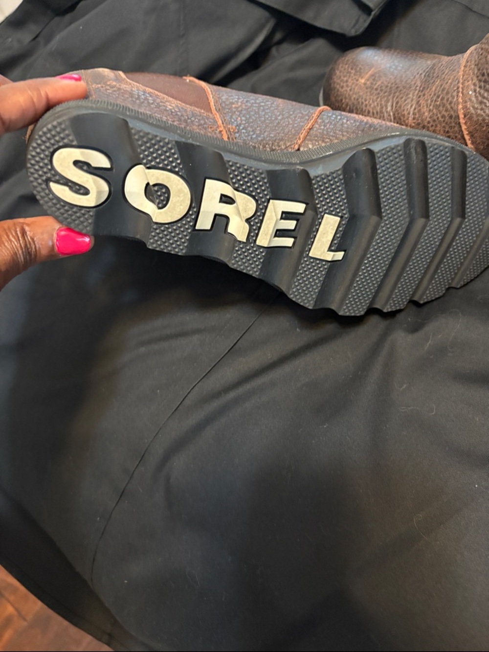 Beautiful brown new Sorrel ankle boots.